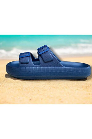 CİPELA RAHAT GÜNLÜK SAHİL BAHÇE PLAJ DENİZ EVA TERLİK LACİVERT BÜYÜK NUMARA 46-47