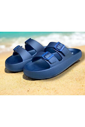 CİPELA RAHAT GÜNLÜK SAHİL BAHÇE PLAJ DENİZ EVA TERLİK LACİVERT BÜYÜK NUMARA 46-47