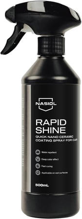 Rapidshine + Glasshield Sprey-Avantajlı Set-Araç Bakım Seti-Hızlı Nano Seramik Kaplama ve Araç Camları için Nano Yağmur Kaydırıcı 2li Set, Derin Parlaklık, Su ve Leke İtici