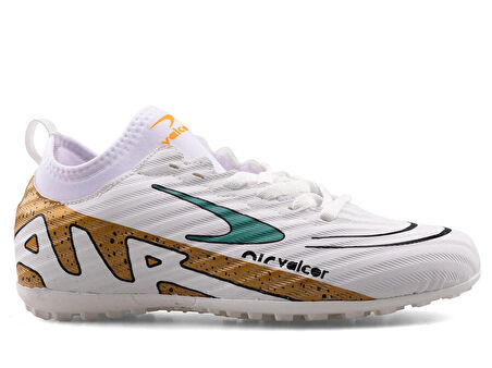 DUGANA VALCOR AİR Genç Halı Saha Futbol Ayakkabı BEYAZ_GOLD
