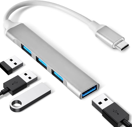 Type-c To USB Hub 4 Port Çoklayıcı Çoğaltıcı Adaptör