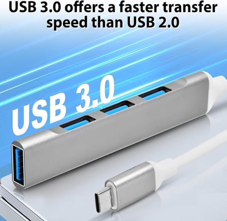 Type-c To USB Hub 4 Port Çoklayıcı Çoğaltıcı Adaptör