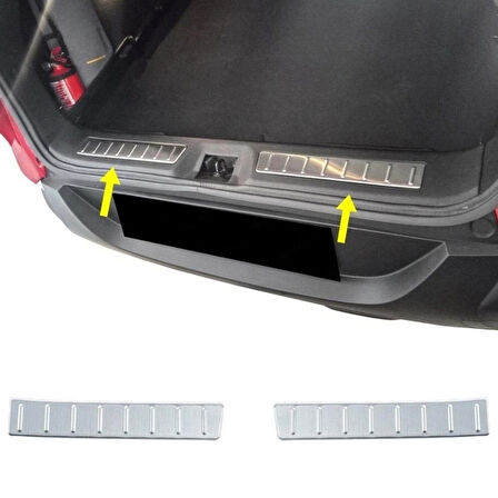 RENAULT KADJAR 2015-2022 Arası Bagaj İç Eşik Koruma 2 Prç. P.Çelik TAŞLI