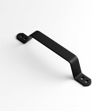 Mat Siyah Renk Metal El Tutamagı Çekme Kolu Kapı Tutma Kulbu 17 cm Kulp Kapı Tutamağı Kulpu