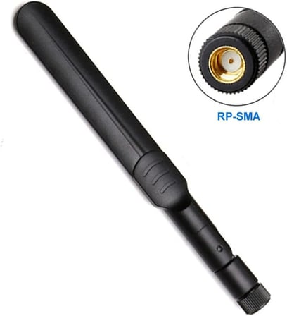 Alkatronik 8dBi RP-SMA Erkek Anten 2.4GHz 5.8GHz RF Gsm Wifi Sinyal Kuvvetlendirici Anten Modem Telsiz Kablosz