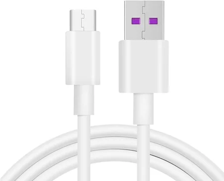 Type-C 5A Hızlı Şarj ve Data USB Kablosu - 100 cm Beyaz AL2713