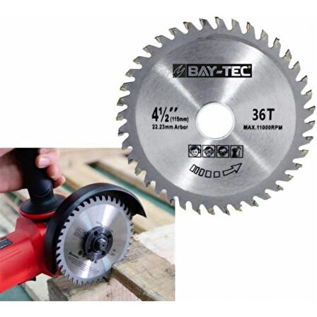 Bay-Tec Elmas Sunta Testere 115MM