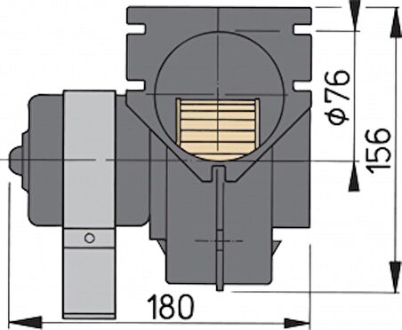 Vetus blower tip Vent76 12V