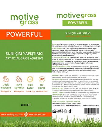 motive grass Powerful Suni Çim Yapıştırıcı 280 ml