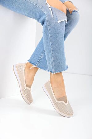 Lastikli Lazer Günlük Kadın Casual 8090