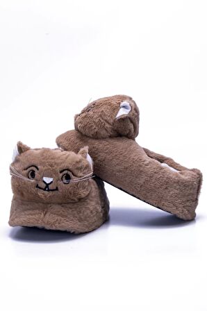 Kadın Ev Panduf  PN01 - Kahverengi