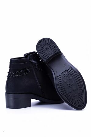 Kadın Bot S04 - Siyah Mat