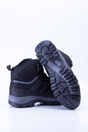 Unisex Thermo Taban İçi Kürklü Outdoor Ayakkabı T40 - Siyah