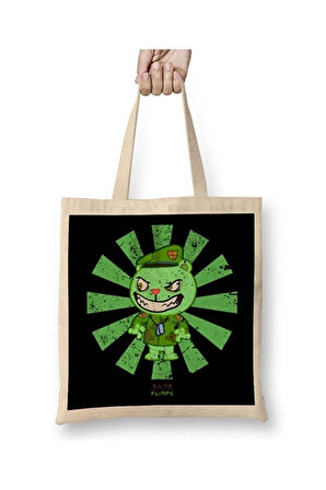 Fliqpy Retro Japanese Flippy Happy Tree Friends Bez Çanta Uzun Saplı