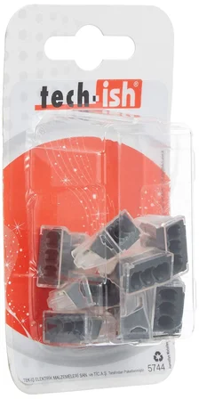 529046 Buat Klemens Geçmeli 3x2.5 mm 10 Adet, Gri, 3'lü