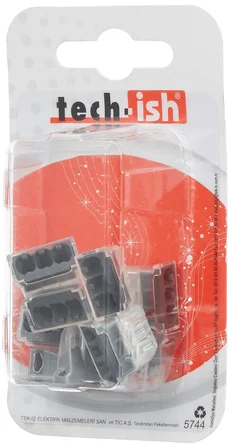 529046 Buat Klemens Geçmeli 3x2.5 mm 10 Adet, Gri, 3'lü