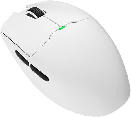 GM80 PLUS Beyaz Kablosuz Gaming Mouse - 12000 DPI, PAW3311 Sensör, 3 Modlu Bağlantı (USB, 2.4G, Bluetooth), Ultra Hafif 52.2g