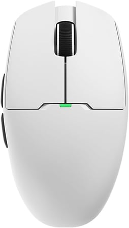 GM80 PLUS Beyaz Kablosuz Gaming Mouse - 12000 DPI, PAW3311 Sensör, 3 Modlu Bağlantı (USB, 2.4G, Bluetooth), Ultra Hafif 52.2g