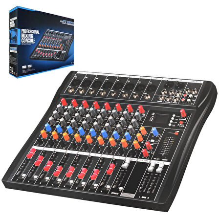 NWORK SYNX-8 Deck Mixer 8 Kanal Bluetooth Usb