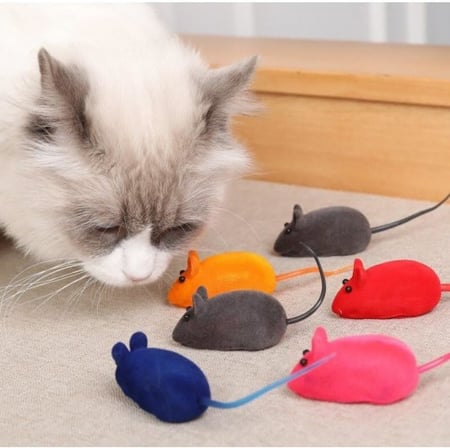 TİNEKE 4 Adet Kedi Eğitim Oyun Faresi Sesli