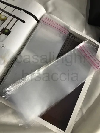 7x20 Cm (KAPAK PAYI DAHİL) Kendinden Yapışkanlı Jelatin Poşet Bantlı Şeffaf Opp Torba Paket 50li