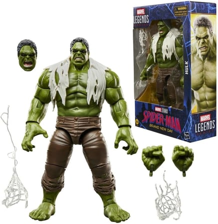 Marvel Legends Serisi Hulk, Örümcek Adam Günü Koleksiyonluk 15 cm Aksiyon Figür Seti