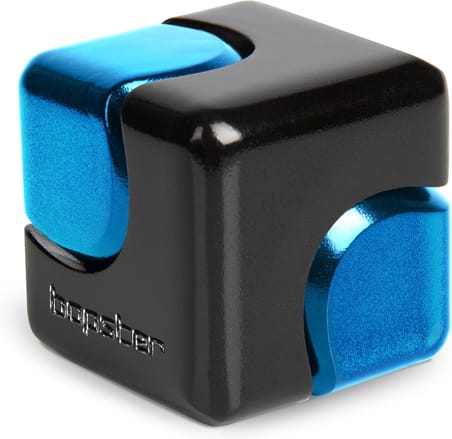Fidget Oyuncak Fidget Spinner Metal Anonize El Spinner Masaüstü Oyuncakları Stres Önleyici Yetişkinler ve Çocuklar Duyusal Otizm DEHB Add - Siyah/Mavi