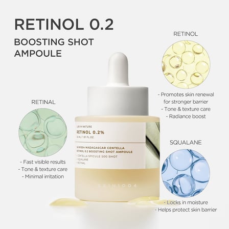 Retinol 0.2 Boosting Shot Ampoule Yüz Ampulü 30 ml