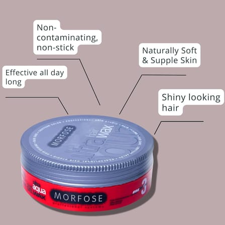 Ultra Aqua Hair Gel Wax Red 150 Ml (3)(Iml Baskılı) 1 Paket (1 x 1 Adet)