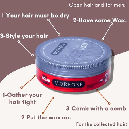 Ultra Aqua Hair Gel Wax Red 150 Ml (3)(Iml Baskılı) 1 Paket (1 x 1 Adet)