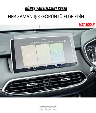 MG HS Luxury 2023-2024 Navigasyon ve Multimedya Uyumlu Mat Ekran Koruyucu