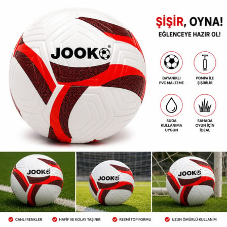 Jooko Şişirilebilir Futbol Topu – Dayanıklı Pvc Oyun Topu