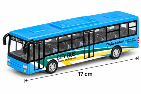 Oyuncak Şehir Otobüsü – Çek Bırak (Sürtmeli) City Bus Modeli
