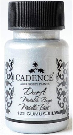 DORA METALİK BOYA GÜMÜŞ 50ML