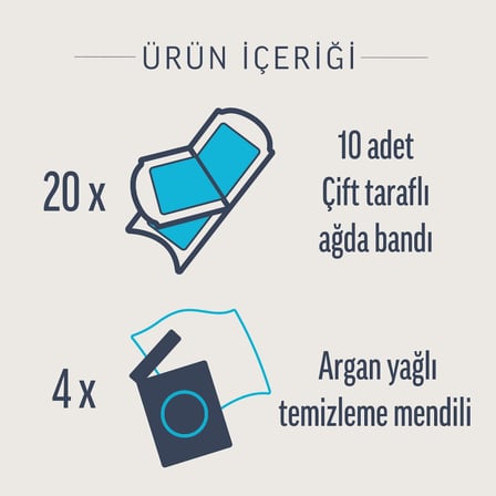 Professional Yüz Ağda Bandı 20'li Hassas Ciltler