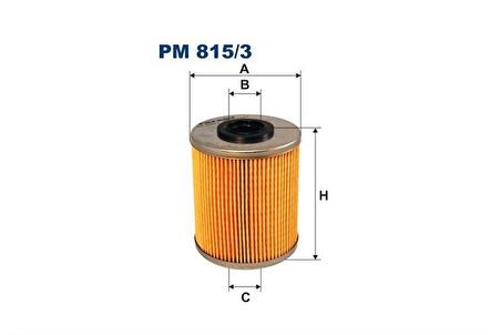 FİLTRE MAZOT 2.5 1.9 G9U F9Q MASTER II TRAFIC II 2.3 M9T MASTER III MOVANO VIVARO 2.5TDI 84 MM