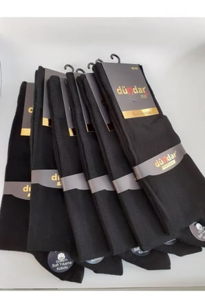 Erkek Soket Çorap Dikişsiz Cotton 6'lı Paket Soft Yıkama Dogal Parfumlu