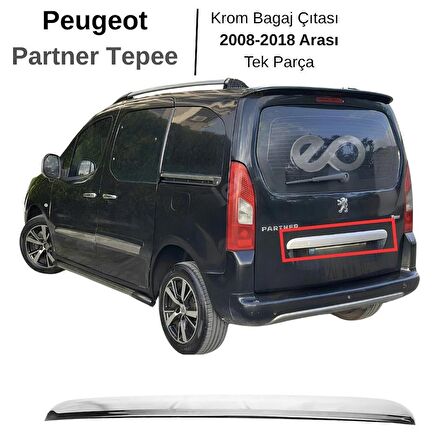Peugeot Partner Tepee Krom Bagaj Çıtası 2008 ve üzeri P.Çelik