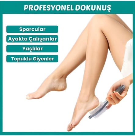 4 Fonksiyonlu Topuk Törpüsü Ayak Bakım Seti | 4 in 1 Set, 7480000717550