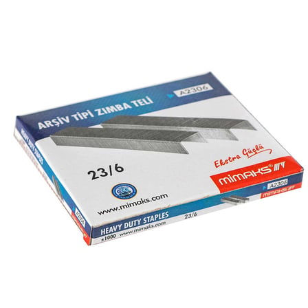 Mimaks Çakma Teli A236 23/6 Nikel 1000li