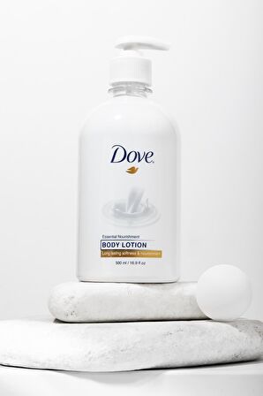 Dove Nemlendirici Şampuan 500 ml + Saç Kremi 500 ml + Vücut Losyonu 500 ml + El Sabunu 500 ml