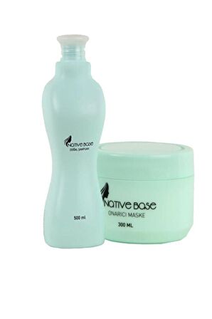 Native Base Doğal Şampuan 500 ml Ve Onarıcı Maske 300 ml