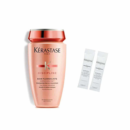 Kerastase Disiplin Şampuan - Discipline Bain Fluidealiste 250 ml + Saç Banyosu Öncesi Kil Maskesi 2 x 10 ml