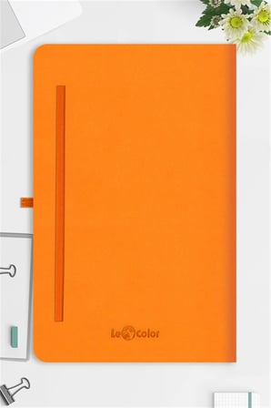 Tarihsiz Klasik Defter Rec Note 13x21 Çizgili Turuncu