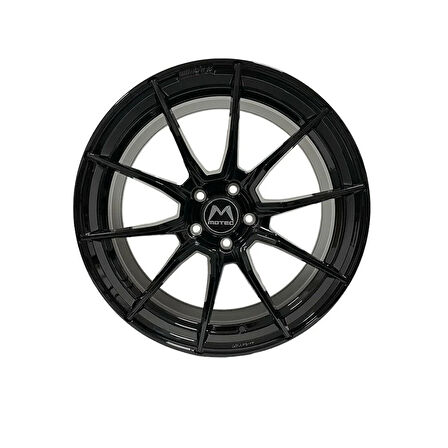 Motec MCR2 Ultralight Gloss Black 8,5x19 5x112 ET38 Ø65.5 Takım Jant (4 Adet)