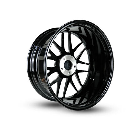Motec MCR3-Hyper Mesh Gloss Black 8.5x19 5x112 ET45 Ø66.5 Takım Jant (4 Adet)