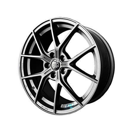 MSW P1 8x18 5x100 ET-45 Matt Graphite-18L2 Takım Jant (4 Adet)