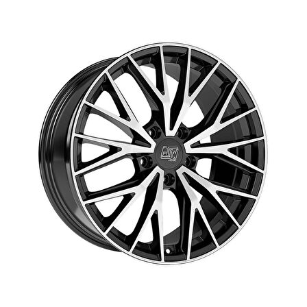 Msw 44 5x112 8,5x20 ET35 Parlak Siyah Full Polish Takım Jant (4 Adet)