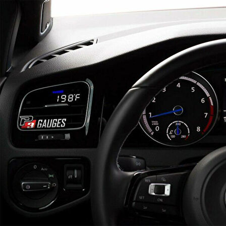 Volkswagen Golf 6 / 6R Mk6 2009-2014 P3 Gauges V3 OBD2 Dijital Havalandırma Göstergesi (L3P3VGR6)