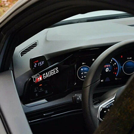 Volkswagen Golf 8 / 8R Mk8 2020+ P3 Gauges V3 OBD2 Dijital Havalandırma Göstergesi (L3P3VGR8)